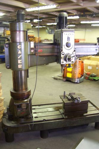 Caser radial arm drill drilling machine (5' x 14