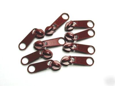 #5 nylon coil zipper sliders long (520) red wine 50PCS