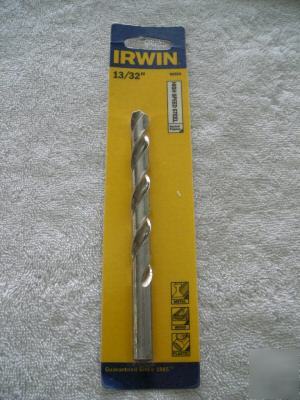Irwin high speed general purpose drill bit 13/32