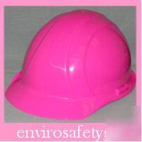 New pink hard hat hot neon ratchet hardhats made in usa 