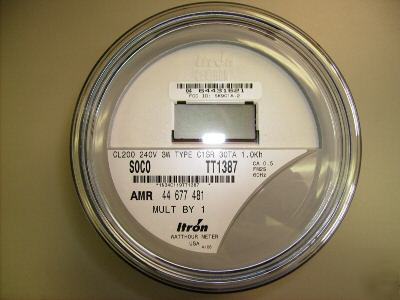 Itron - watthour meter - C1SR - centron - lot of 4 