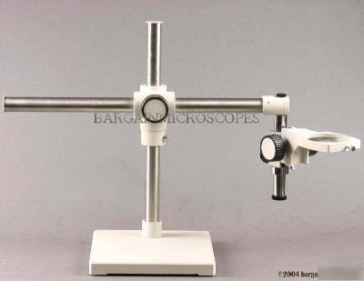 Metal boom stand w/holder for stereo microscope