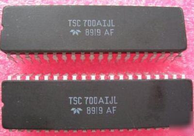 TSC700AIJL, disp. drvr. w/decoder, 40 pin dip, 2 each
