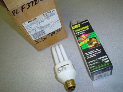 Philips 3-way fluorescent bulbs. . .18/26/34 sls/tw
