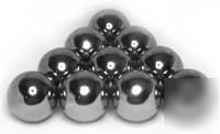 Ten 13MM dia. chrome steel bearing balls 