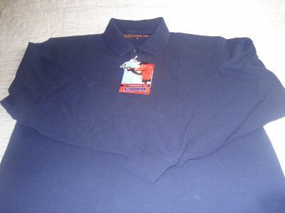 5.11 tactical series long sleeved polo size large