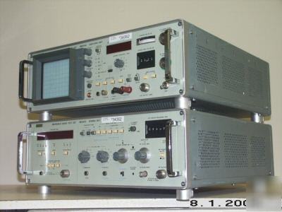 Anritsu ME645A test set. frequency range of 0.1 - 12GHZ