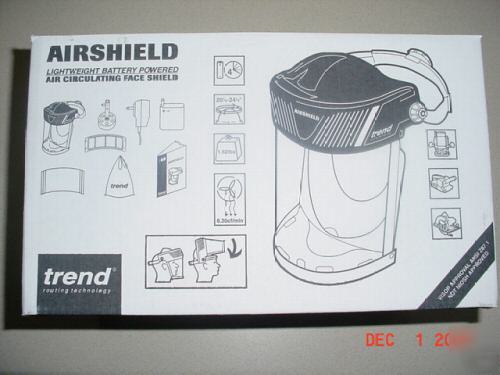 Trend airshield powered respirator faceshield papr mask