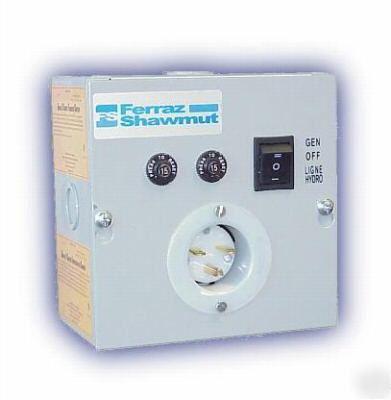 Generator changeover manual transfer switch panel 240V