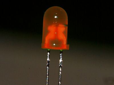 New led red flashing 5MM pcb component X5 circuit 