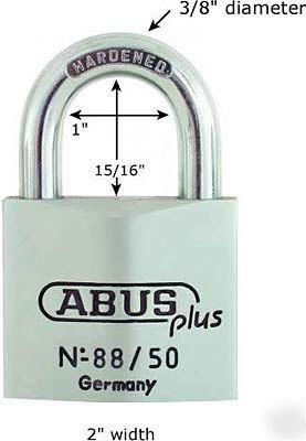 Brass padlock - 88 series 88/50 keyed alike 1216563