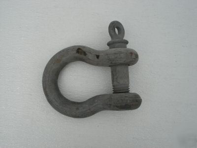New drop forged shackle (clevice) galvanized