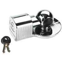 Master lock universal trailer coupler lock, chrome #377