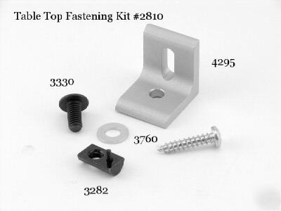 8020 inc t slot table top fastening kit 2810 n