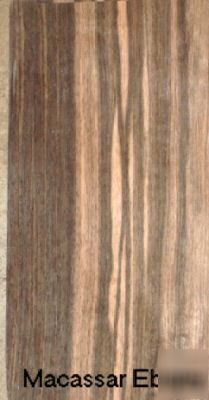Maccasar ebony veneer - 22 pcs / 6.7 sq ft 