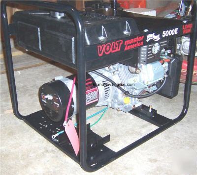 New voltmaster 9HP brigg 5500 watt generator-elec start