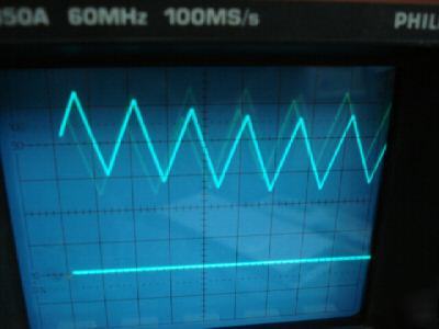 Philips pm 3350A 60 mhz 100 ms/s oscilloscope