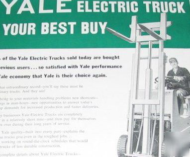 Yale & towne vintage skid pallet lift-truck-9 1950S ads