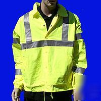 Xl high reflective safety bomber jacket/coat safety