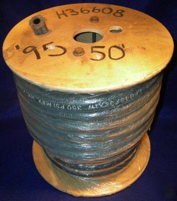 50' spool of black weatherhead hydraulic hose H36608