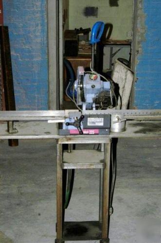 Mep willy 225 cold saw chop cutoff coldsaw band shear