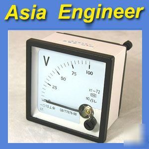 New brand analog volt panel meter dc 100V