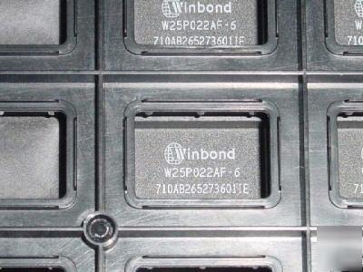 10 pcs. windbond# W25P022AF-6, qfp package
