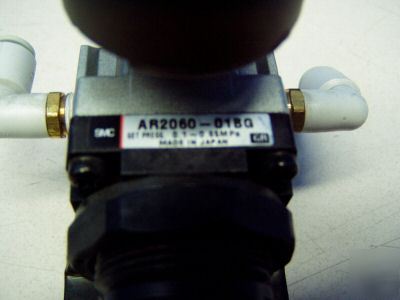 Smc regulator w/ 0-1 mpa gauge m/n: AR2060-O1BG