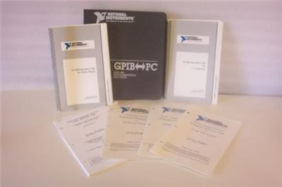National instruments gpib-pc ieee-488 set of manuals