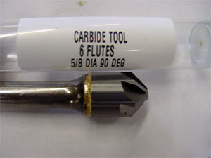 Usa multi six flt carbide countersink 5/8