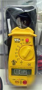 New uei digital clamp on meter DL49 with case