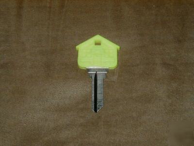 KW1 yellow house key blank