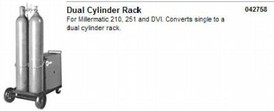 New miller 042758 dual cylinder rack - 