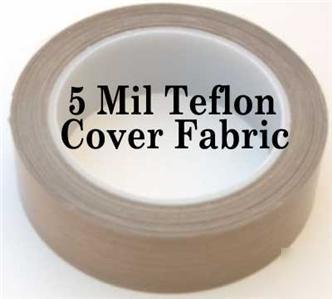 Heat sealer teflon cover 18YD roll 5 mil 1.125