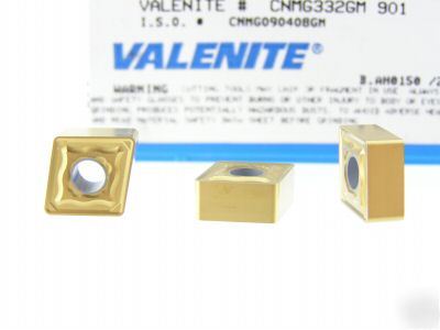 New 100 valenite cnmg 332-gm 901 carbide inserts N939