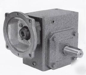 Worldwide right angle worm gear reducer 50:1 ratio