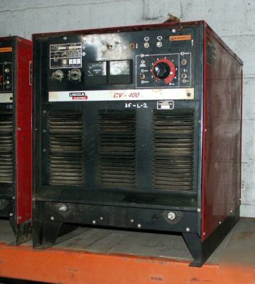 Lincoln electric mig welder 400 amps cv-400 3 phase
