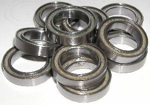 Lot 10 radial ball bearings 6X10 teflon sealed 6X10X3