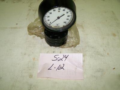 1 duragauge 0-100 bronze tube st. movement 1LB subd