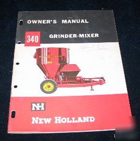 New holland grinder mixer model 340