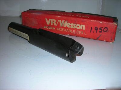  vr / wesson hole+ insert drill 1.950'' last one 