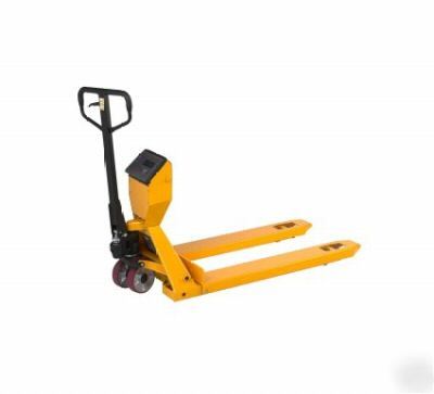 Wesco scale pallet truck hand fork lift jack business