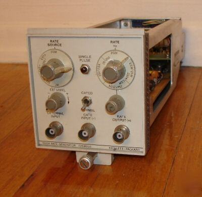 Hp 1905A 25 mhz rate generator plug in 