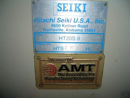 Hitachi seiki HT20SII cnc turning center lathe