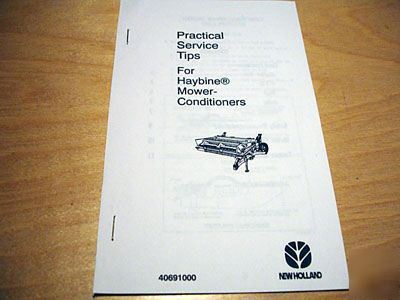 New holland haybine mower manual service guide book