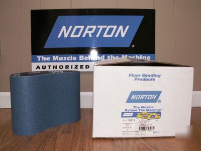 Norton norzon floor sanding belts 24 grit