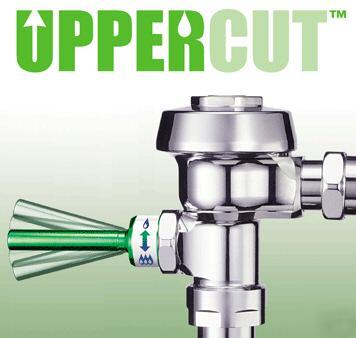 Sloan uppercut dual-flush flushometers