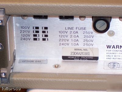Hp 5328A universal counter with opt. 40