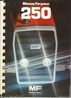 Massey ferguson mf 250 tractor owners manual