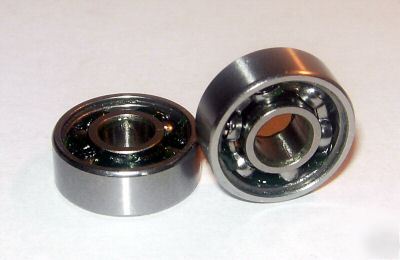 New 1602 open ball bearings, 1/4 x 11/16 x 1/4